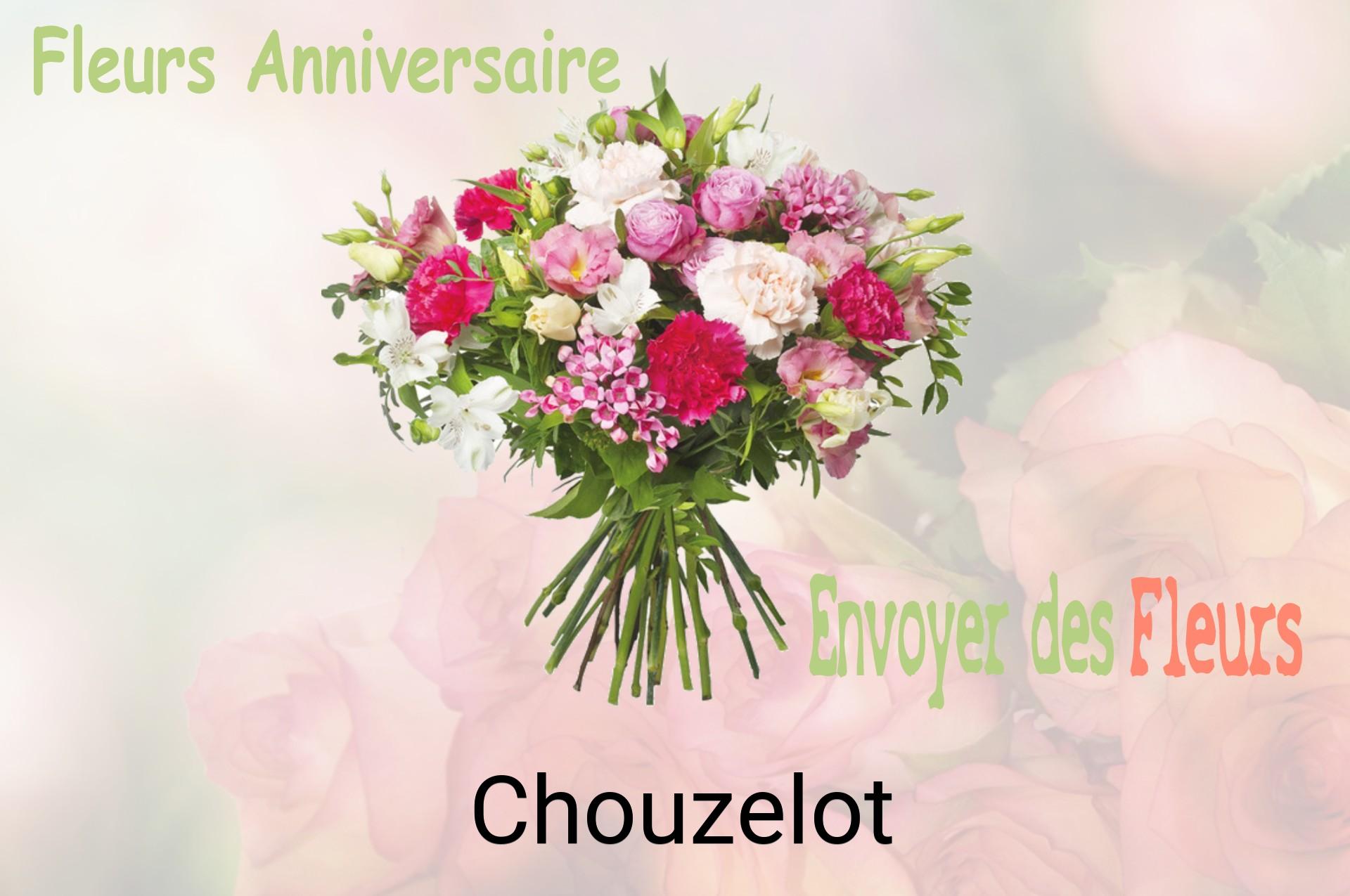Bouquet de fleurs d’anniversaire livré à Chouzelot